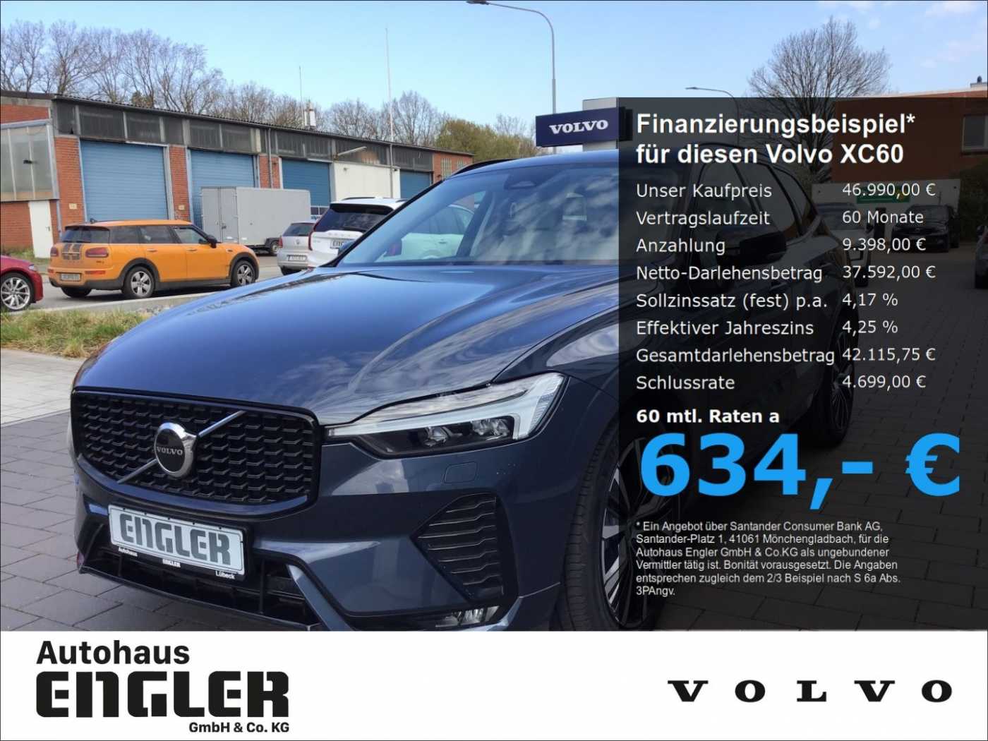 Volvo  B4 (Diesel) Plus Dark Navi Nebel Cam Leder